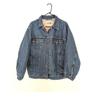 Levi's SilverTab Quilted Lined Denim Jacket Women's Large Y2K Trucker